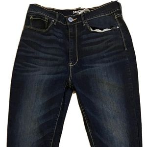 Levi Denizen Ultra High Rise Jeggings Dark Denim Juniors 11 W 30